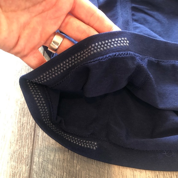 Athleta Fastest Track Half Zip Navy - Sz Small - Picture 6 of 12